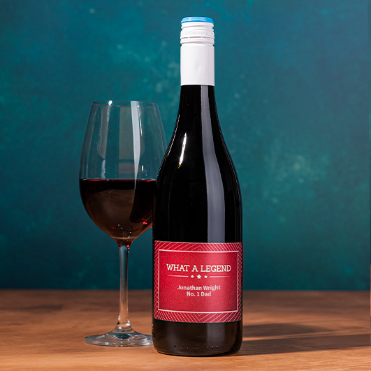 Personalised Merlot in Gift Box Virgin Wines