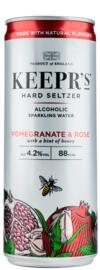 Keepr's Pomegranate & Rose Vodka Seltzer 