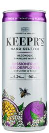 Keepr's Passion Fruit & Elderflower Vodka Seltzer 