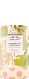 Farmhouse Half Coated Milk Chocolate Oat Crumbles 160g 