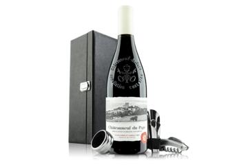 Châteauneuf-du-Pape and Accessories in Presentation Case