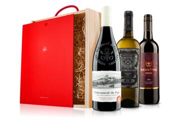 Ultimate Luxury Wine Trio including Chateauneuf du Pape