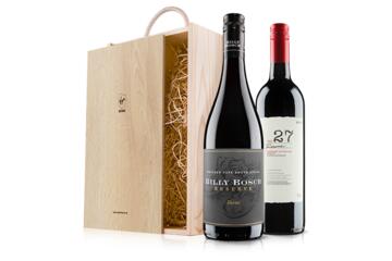 Classic Red Wine Duo in Wooden Gift Box