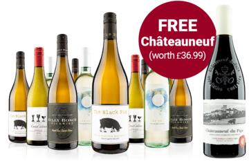 The Best of Virgin Wines White Case plus FREE Châteauneuf-du-Pape