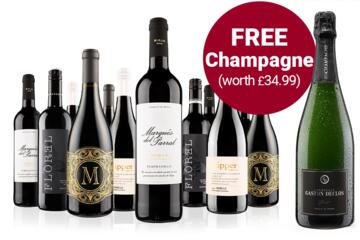 WineBank Welcome Red Case plus Free Champagne