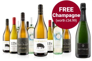 WineBank Welcome White Case plus Free Champagne