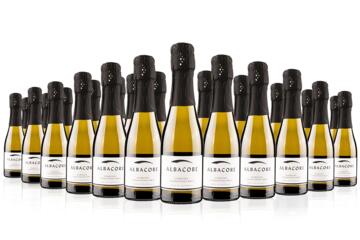 24 x Albacore Sparkling Mini Bottle Wine Case