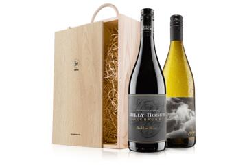 Classic Mixed Wine Duo in Wooden Gift Box