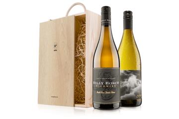 Classic White Wine Duo in Wooden Gift Box