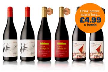 6 Bottle Red Welcome Case
