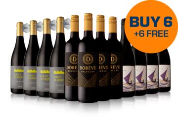 Buy 6 Get 6 Free Red Case