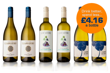 Six Bottle White Welcome Case