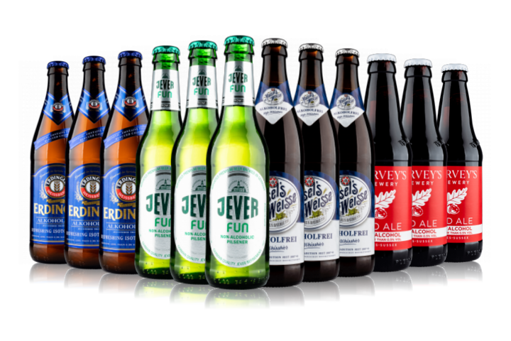 Low/No-Alcohol Beer Selection