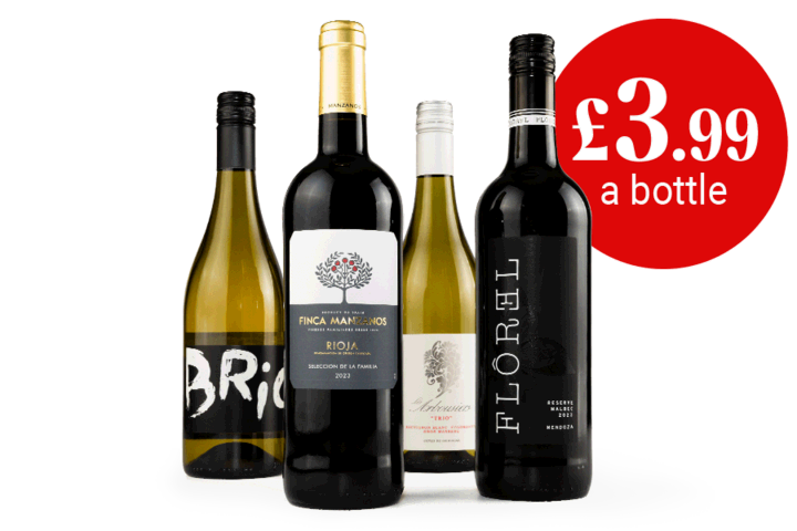 The Best of Virgin Wines Four Bottle Mixed Case