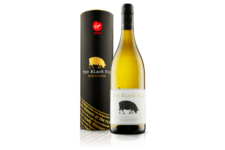 Black Pig Sauvignon Blanc in Black Pig Tube