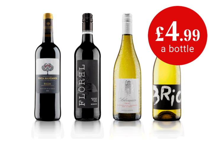 The Best of Virgin Wines Four Bottle Mixed Case