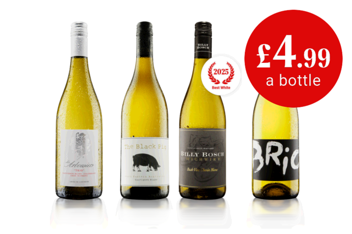 The Best of Virgin Wines Four Bottle White Case