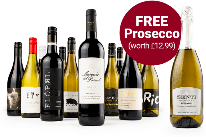 The Best of Virgin Wines Mixed Case plus Free Prosecco & 2000 Points