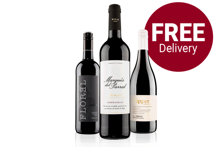 The Best of Virgin Wines Red Trio