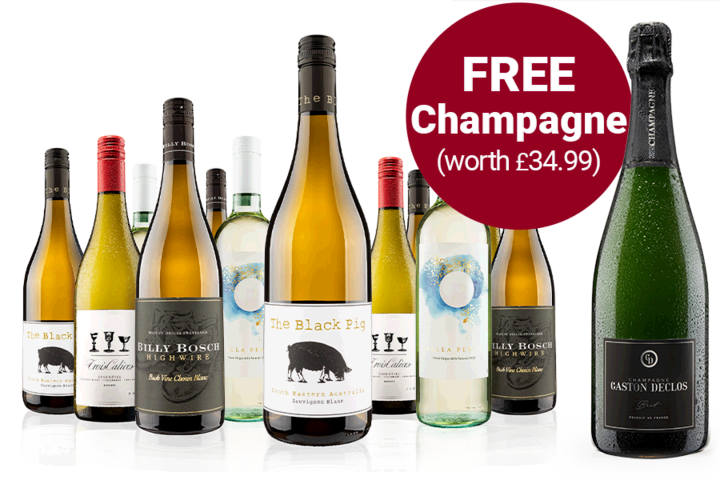 WineBank Welcome White Case plus Free Champagne