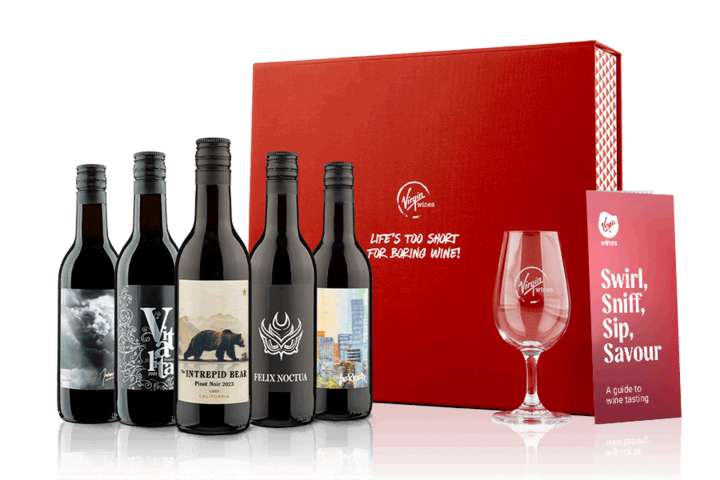 Virgin Wines Red Wine Tasting Gift Box