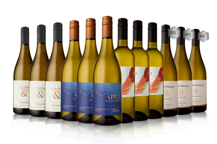 January Sale 12 Bottle White Case