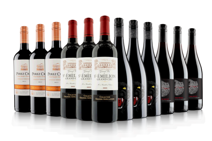 Aficionados Only 12 Bottle Red Wine Case