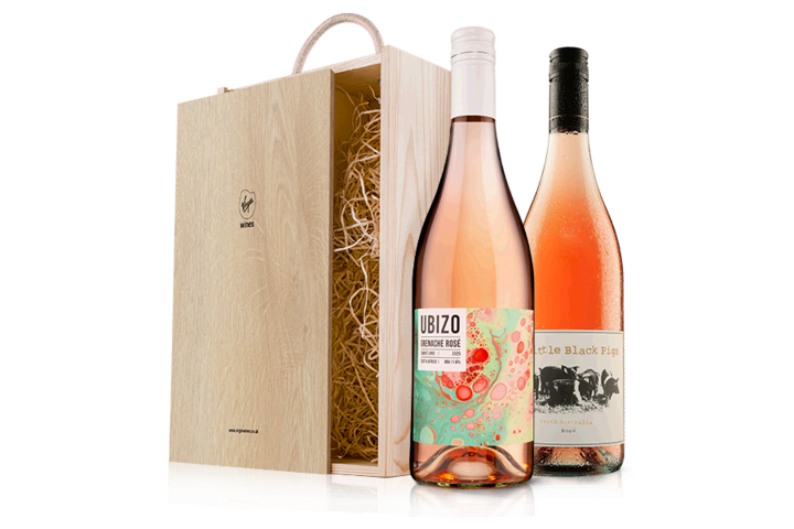 Perfect Rose Duo in Wooden Gift Box