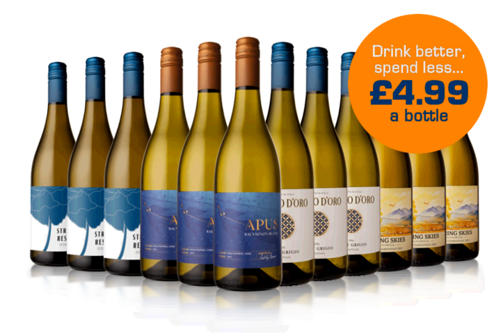 12 Bottle White Welcome Case