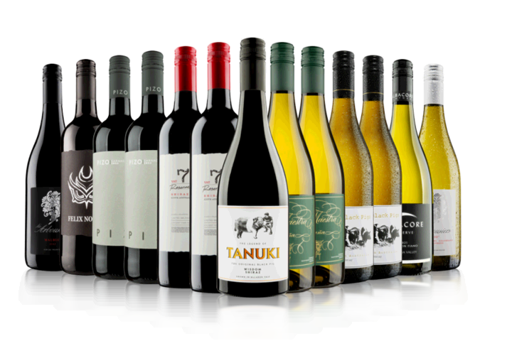 WineBank Exclusive Mixed Wine Case with Free Premium Red