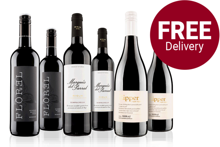 The Best of Virgin Wines Six Bottle Red Case