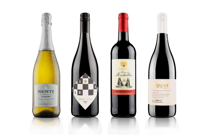 Vintage by Saga Four Bottle Red Spring Selection