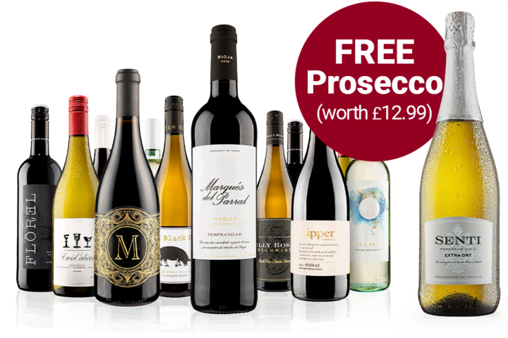 The Best of Virgin Wines Mixed Case plus FREE Prosecco