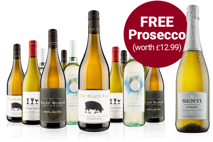 The Best of Virgin Wines White Case plus FREE Prosecco
