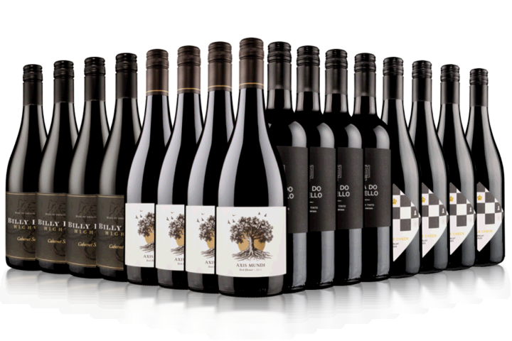 The Grand 16 Bottle Red Case