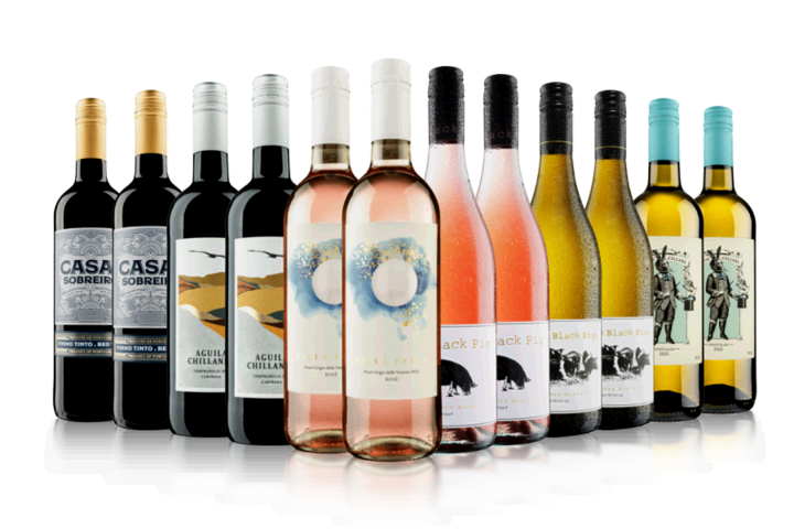 Red, White and Rose Mixed Wine Case