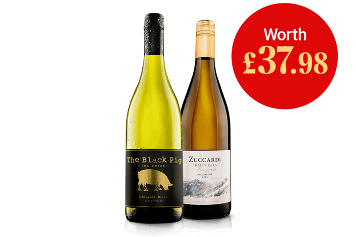 The Black Pig The Prize Chardonnay and the Zuccardi Mountain Vineyards Viognier