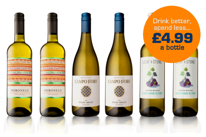 Sun Club Six Bottle White Welcome Case