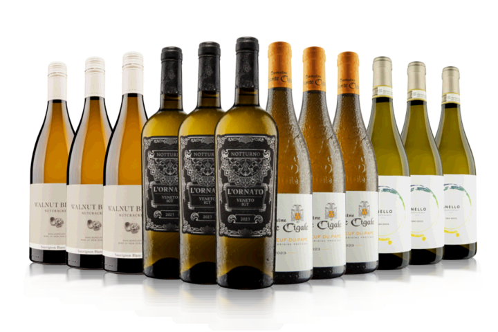 Aficionados Only 12 Bottle White Wine Case