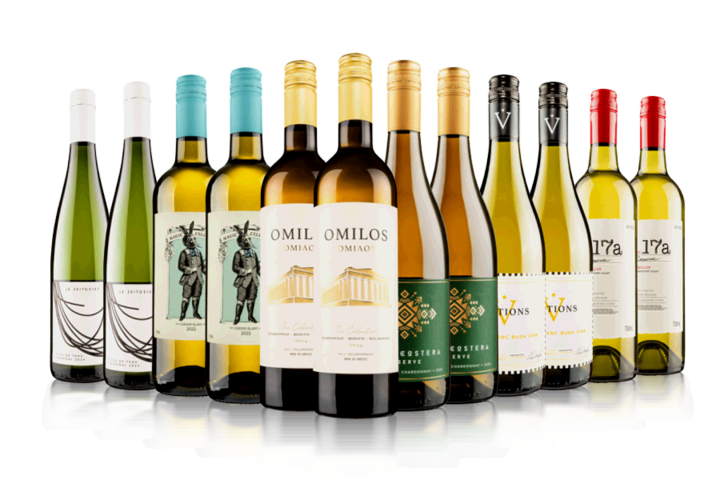 Clean and Crisp White Wines 12 Bottle Case