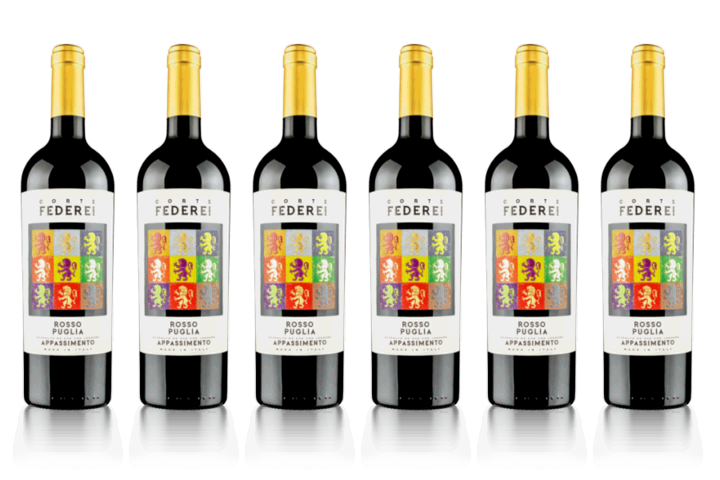 6 x Corte Federei Puglia Leggermente Appassimento