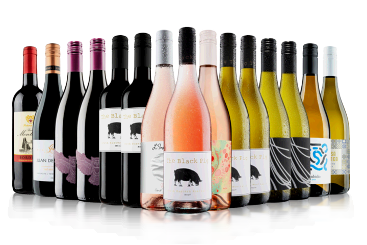 Three Free Rose Mixed Wine Case