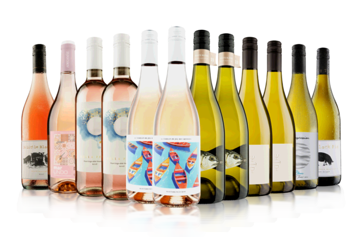 White Wine and Rose 12 Bottle Case