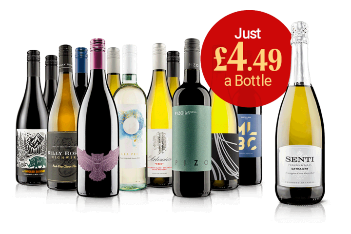 Discovery Wine Club Mixed Case with Free Prosecco