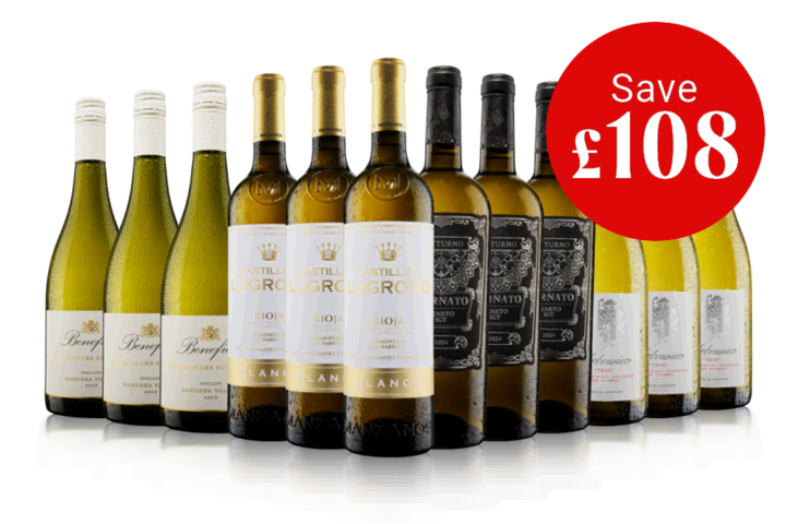 The Perfect 12-Bottle White Case
