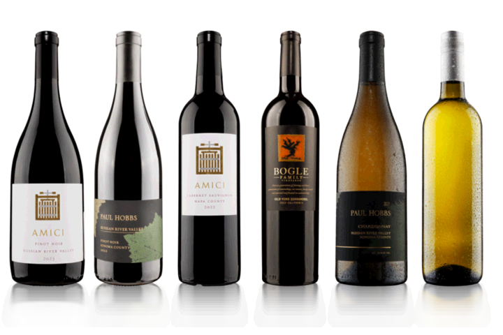 Wines of California 6 Bottle Selection