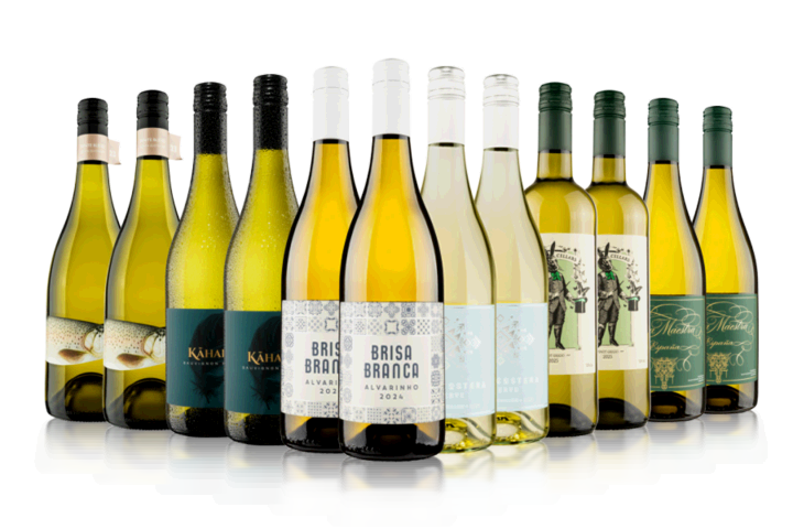 Clean and Crisp White Wines 12 Bottle Case