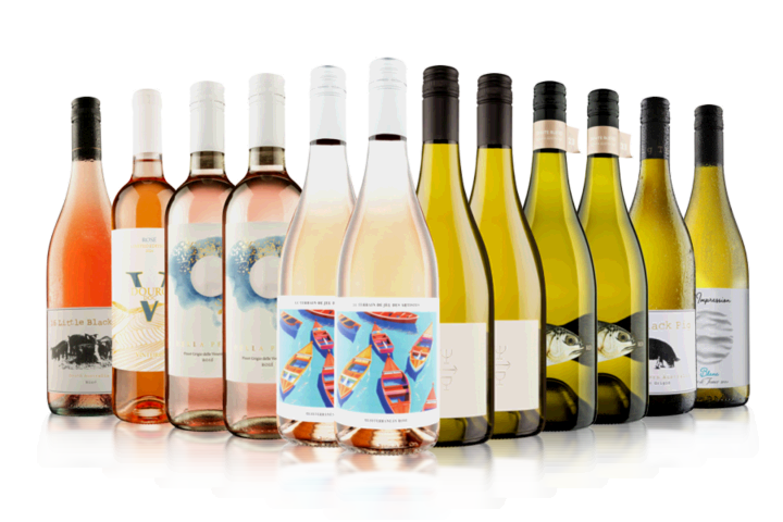 White Wine and Rose 12 Bottle Case