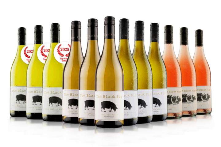 Black Pig White and Rose selection