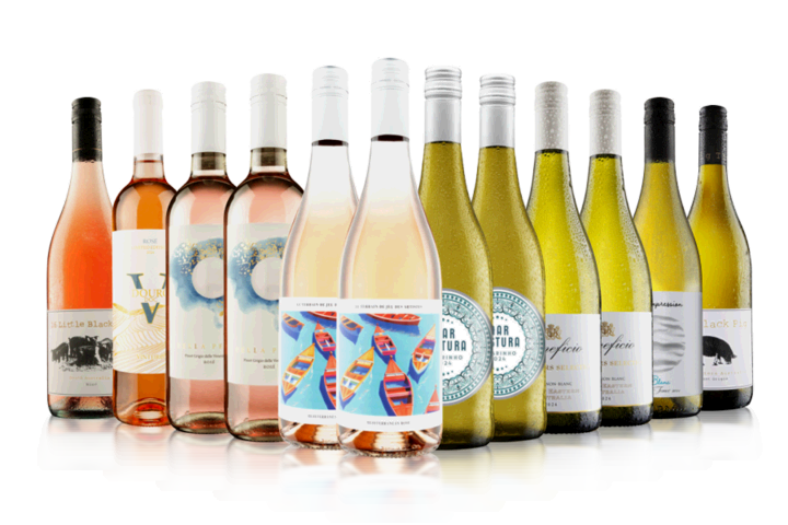 White Wine and Rose 12 Bottle Case